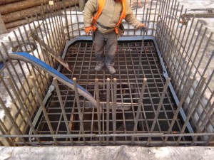 Příprava pro betonáž